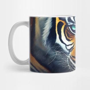 Tiger with blue eyes Mug